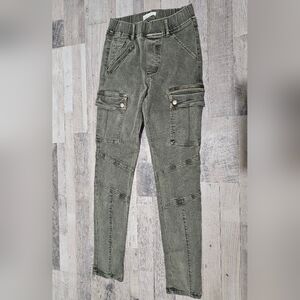 Grace & Lace Stretchy Cargo Style Jeans
